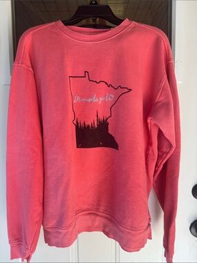 Blue 84 Coral Minnesota Girl Crewneck Pullover